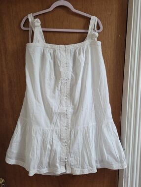 Vineyard Vines White CD Eyelet Dress Large
